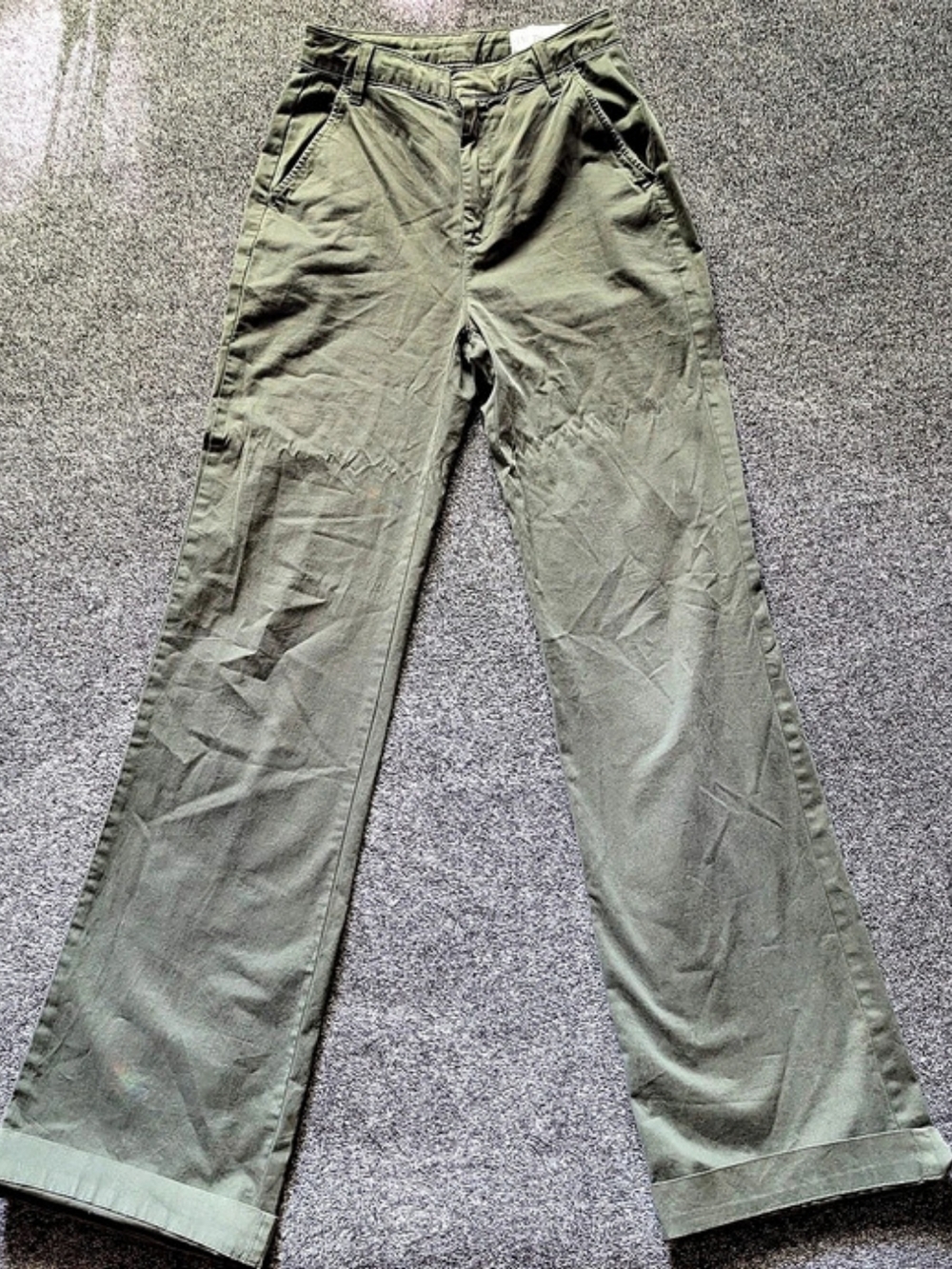 Gap Wide Leg Pants in Green 0